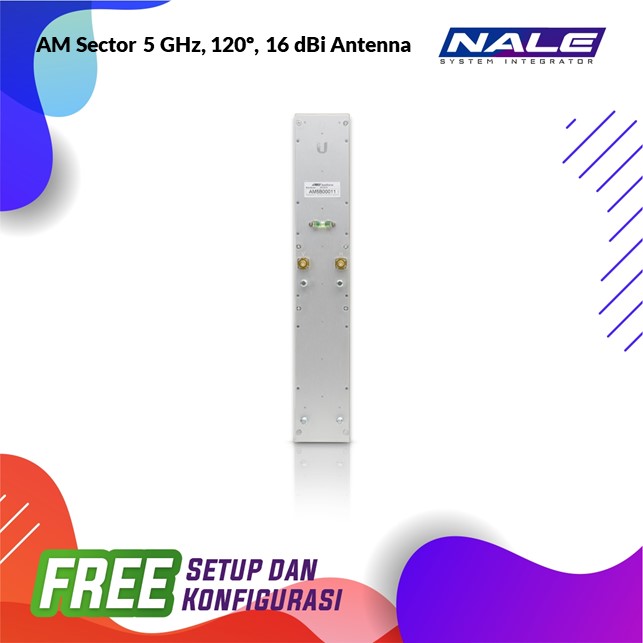 AM Sector 5 GHz, 120º, 16 dBi Antenna-3 Ubiquiti airMAX Sector 5 GHz, 120º, 16 dBi Antenna - Gambar 3