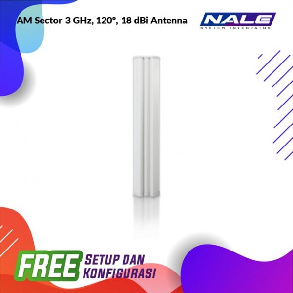 Ubiquiti airMAX Sector 3 GHz, 120º, 18 dBi Antenna