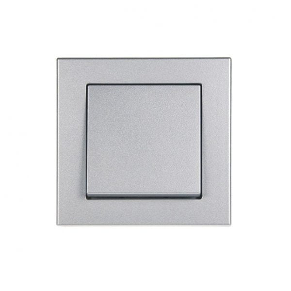 SAKLAR SINGLE PLANO E161 1G 1W SILVER BROCO